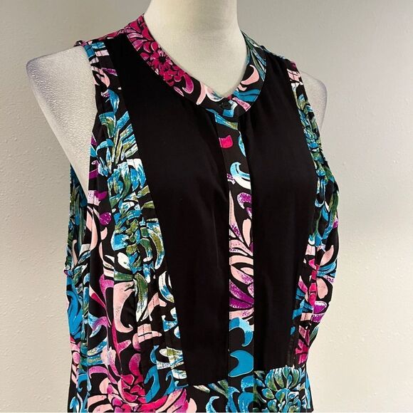 Nicole Miller Floral Sleeveless plus size Dress size 16 - Picture 2 of 13